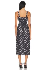 LPA Carla Midi Dress Black (3)