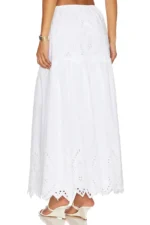 LPA Francesca Eyelet Maxi Skirt (1)