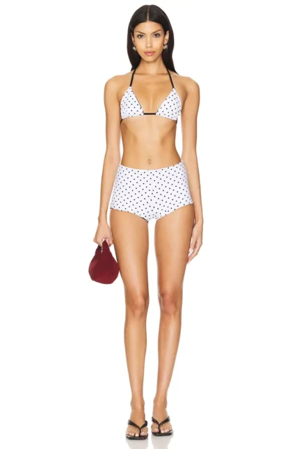 LPA Polka Booty Shorts Bikini Set (5)