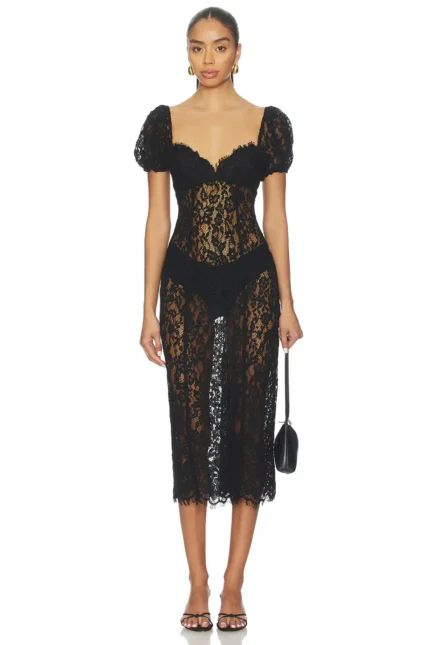 LPA Nicola Midi Dress (1)